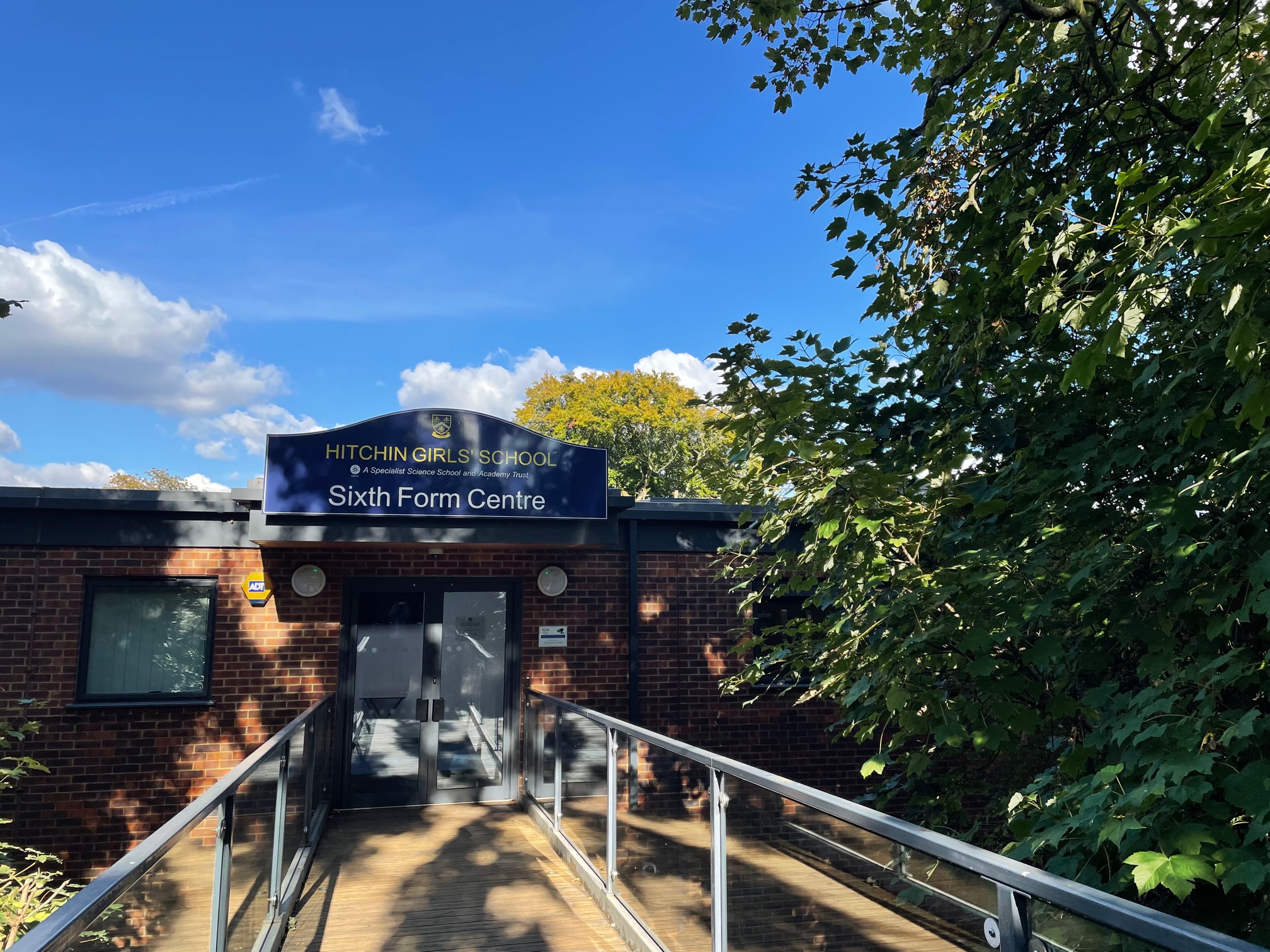 Photo of the Sixth Form building from the outside