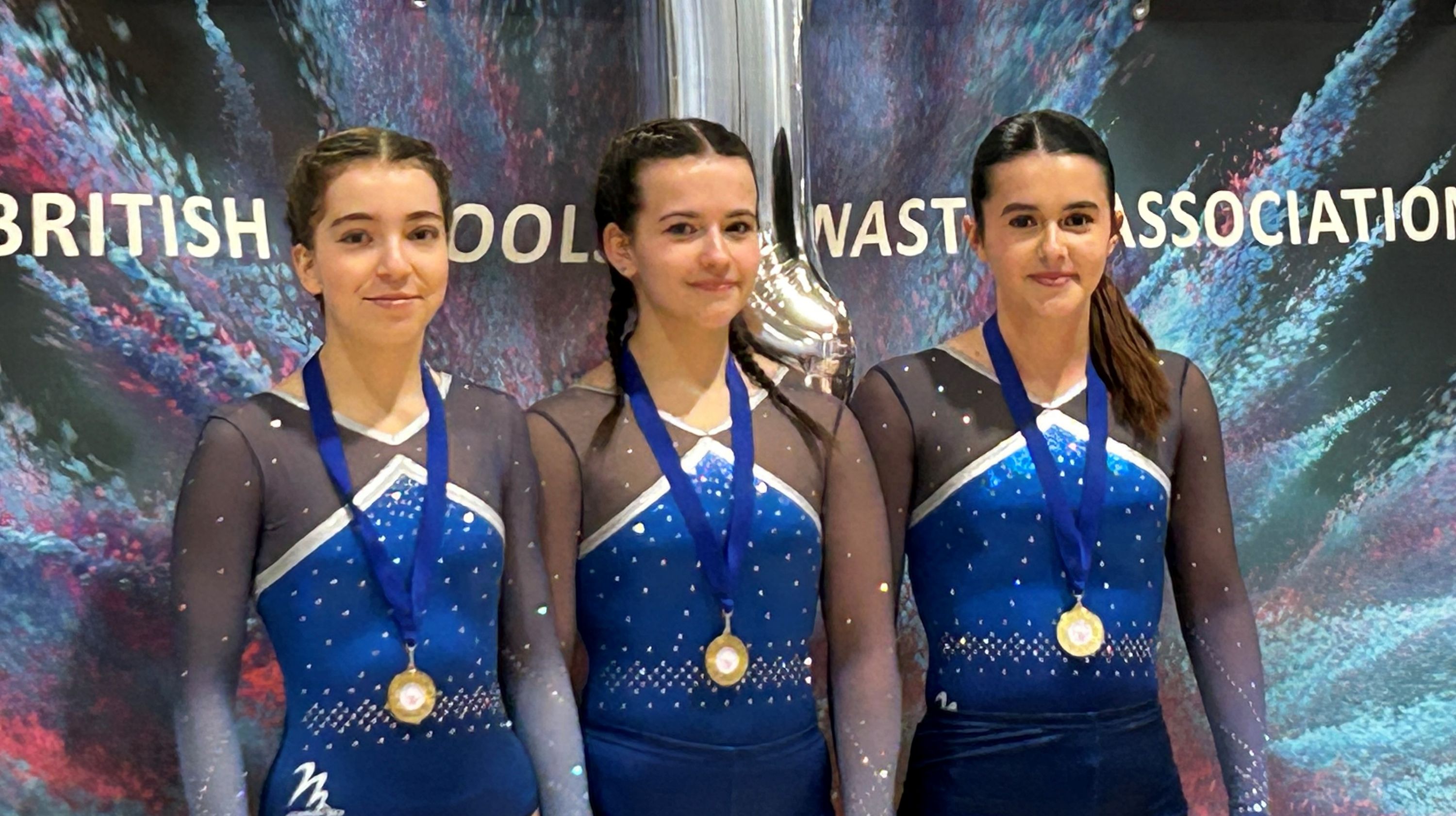 Photo of trampoline competition winners