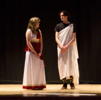 Photo of the Senior Classics Play, Cleopatra