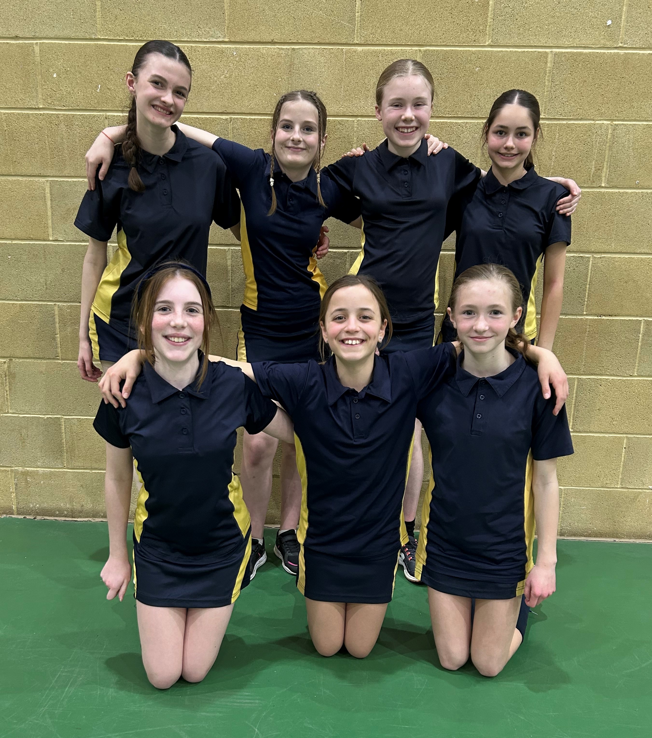 Photo of Year 7 indoor athletics team