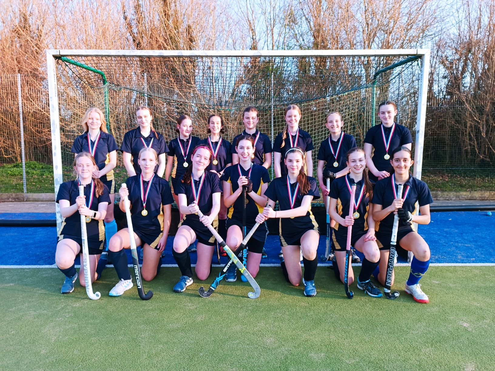 Photo of the senior hockey team