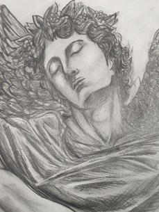 Photo of a student's sketch