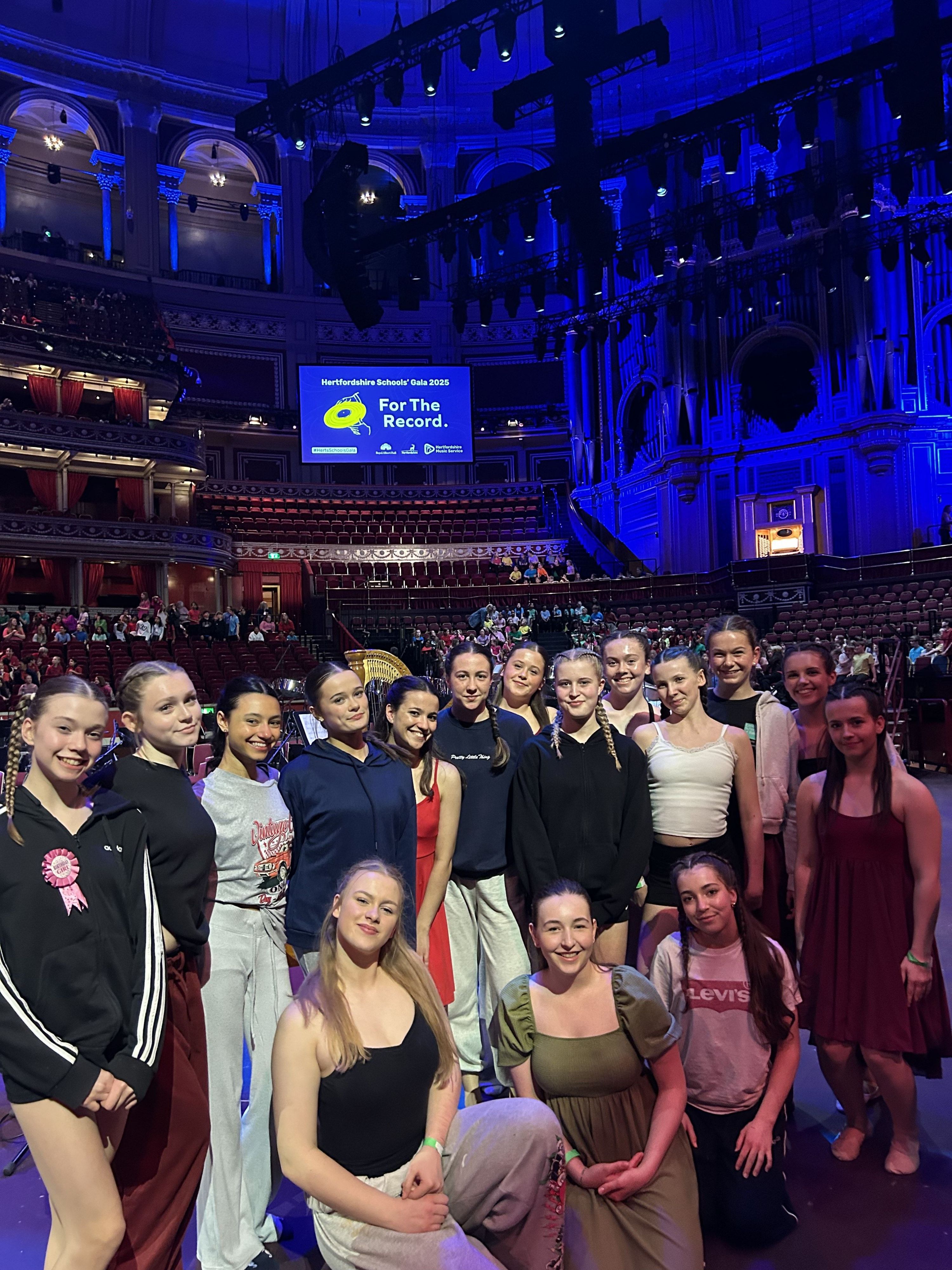 Photo of HGS dance company at the Royal Albert Hall