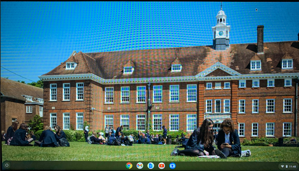Screenshot of Chromebook setup  process