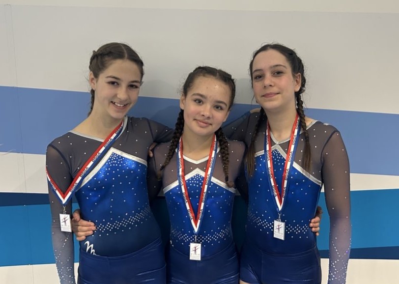 Photo of trampolinists 