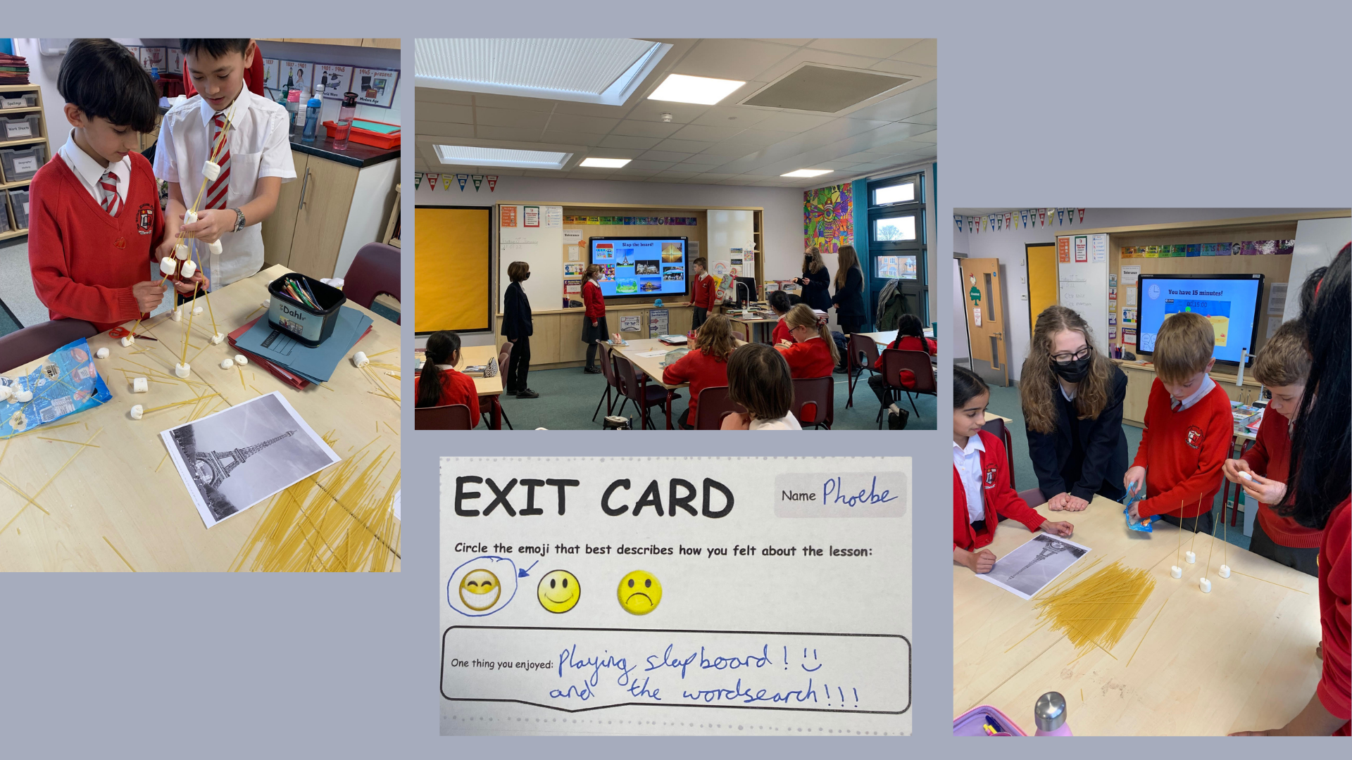 Photo collage of Project Polyglot sessions