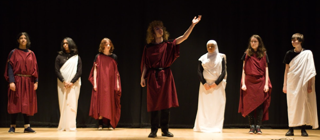 Photo of the Senior Classics Play, Cleopatra