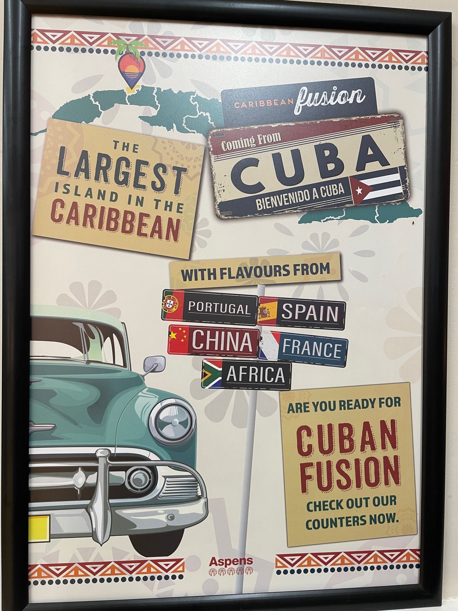Photo of the Dining Hall wall display