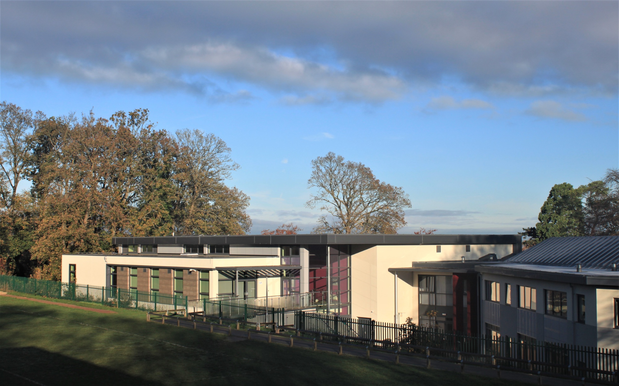 Photo of Woodside Block and the Sports Hall